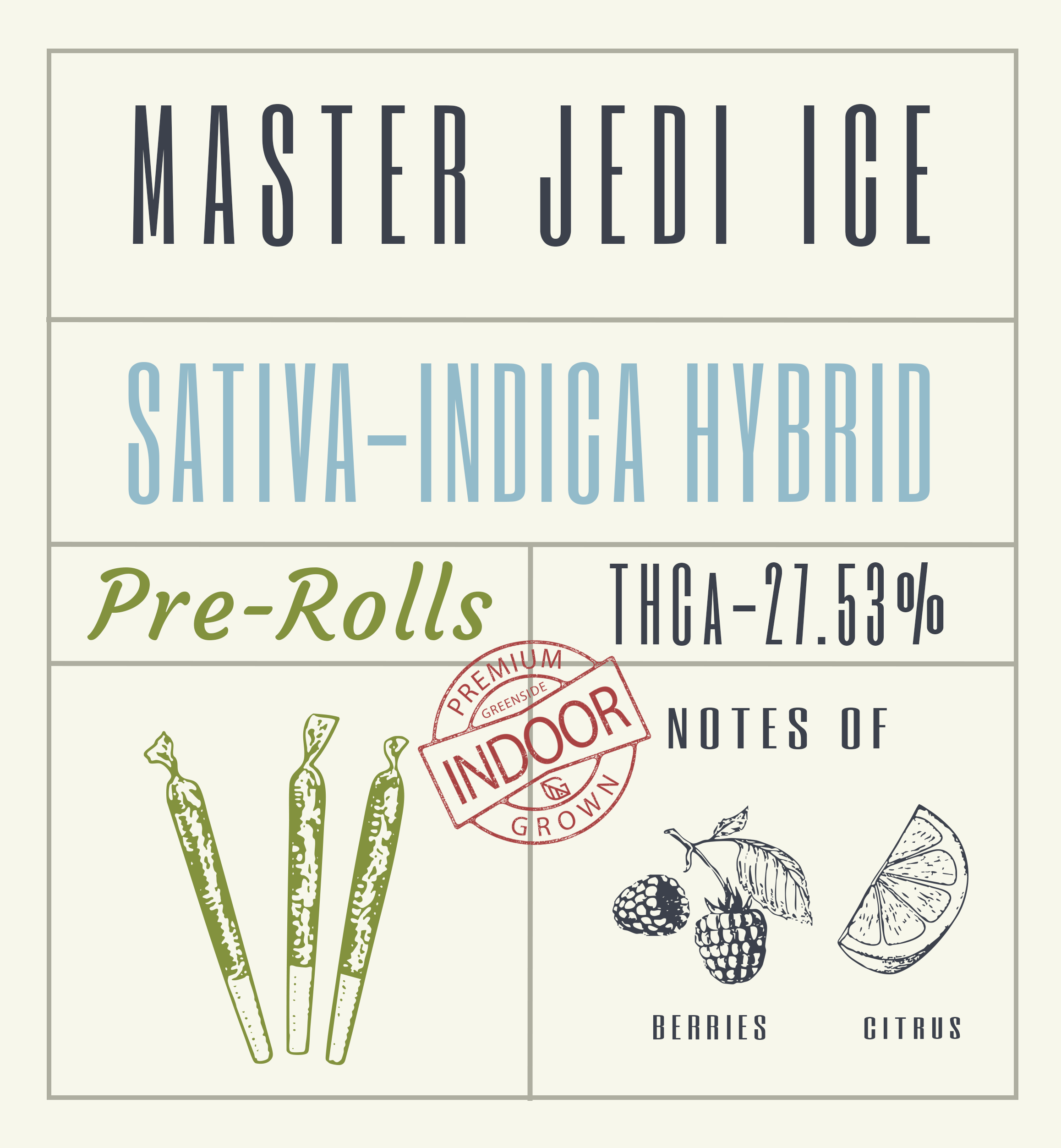 Master Jedi Ice PRE-ROLLS